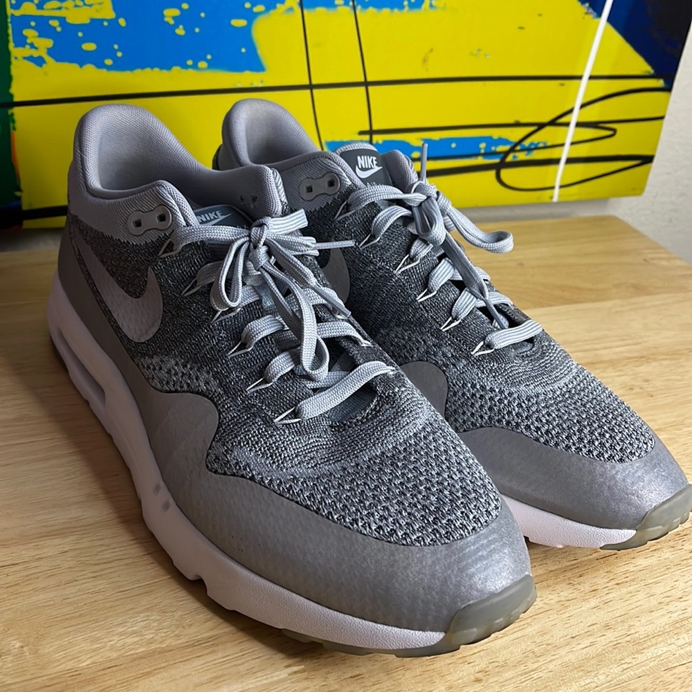 Mens Nike Air Max 1 Ultra Flyknit Preowned size 15!